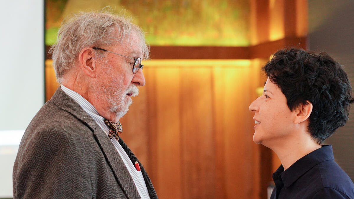 george miller with miller scholar